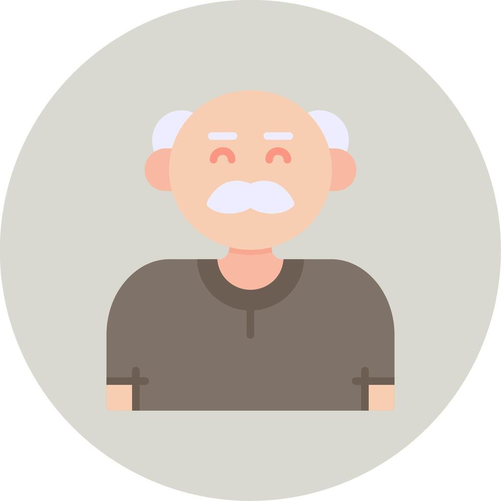 abuelo vector icono