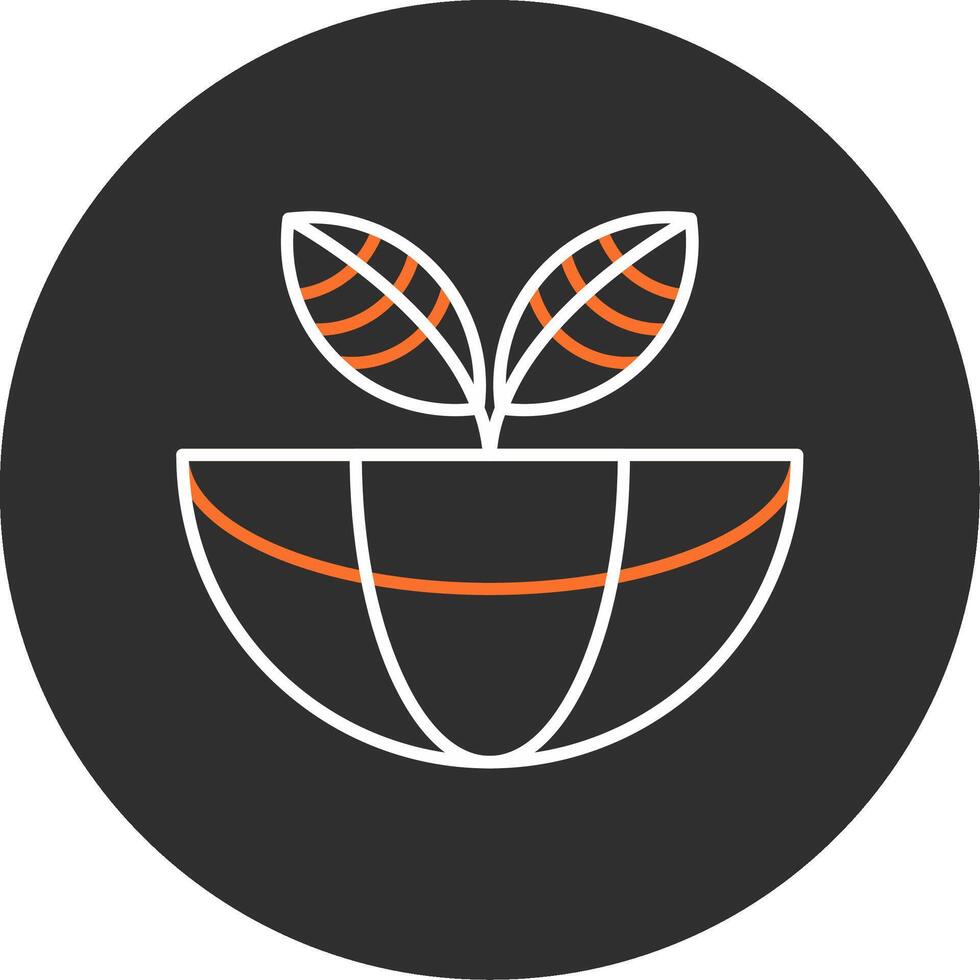 Ecosystem Blue Filled Icon vector