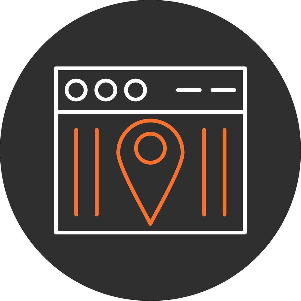 Web Blue Filled Icon vector