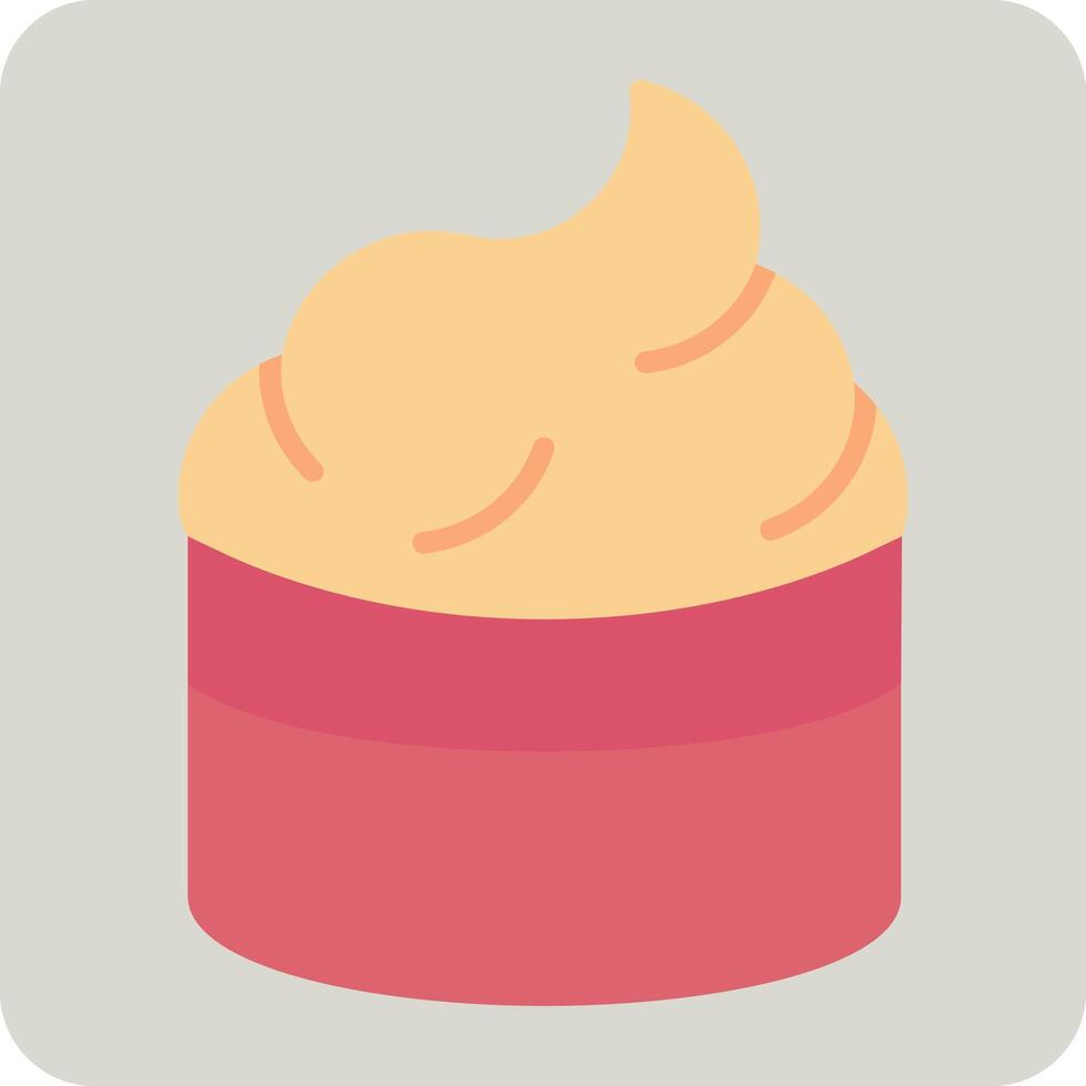 Cream Vector Icon