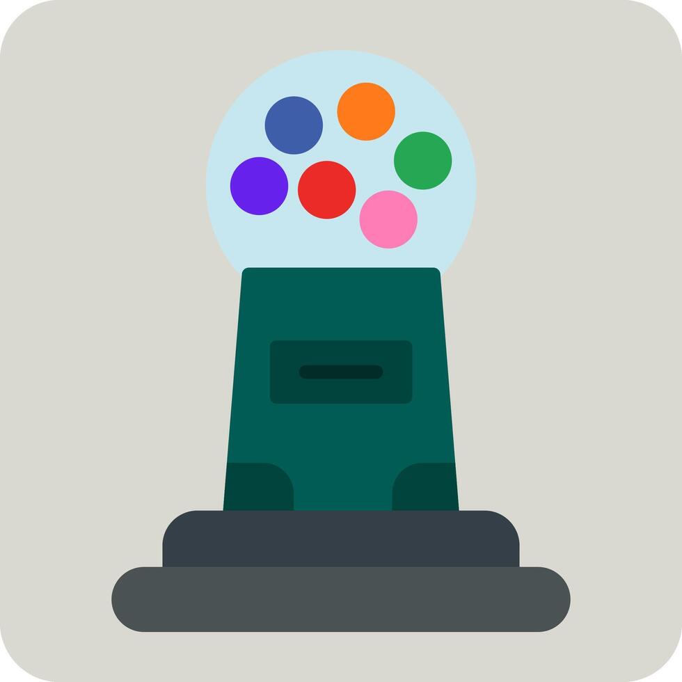 Gum Machine Vector Icon