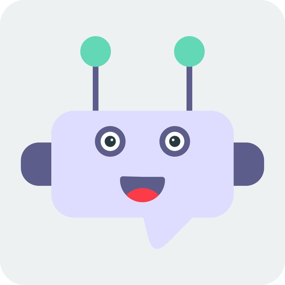 Robot Chat Vector Icon