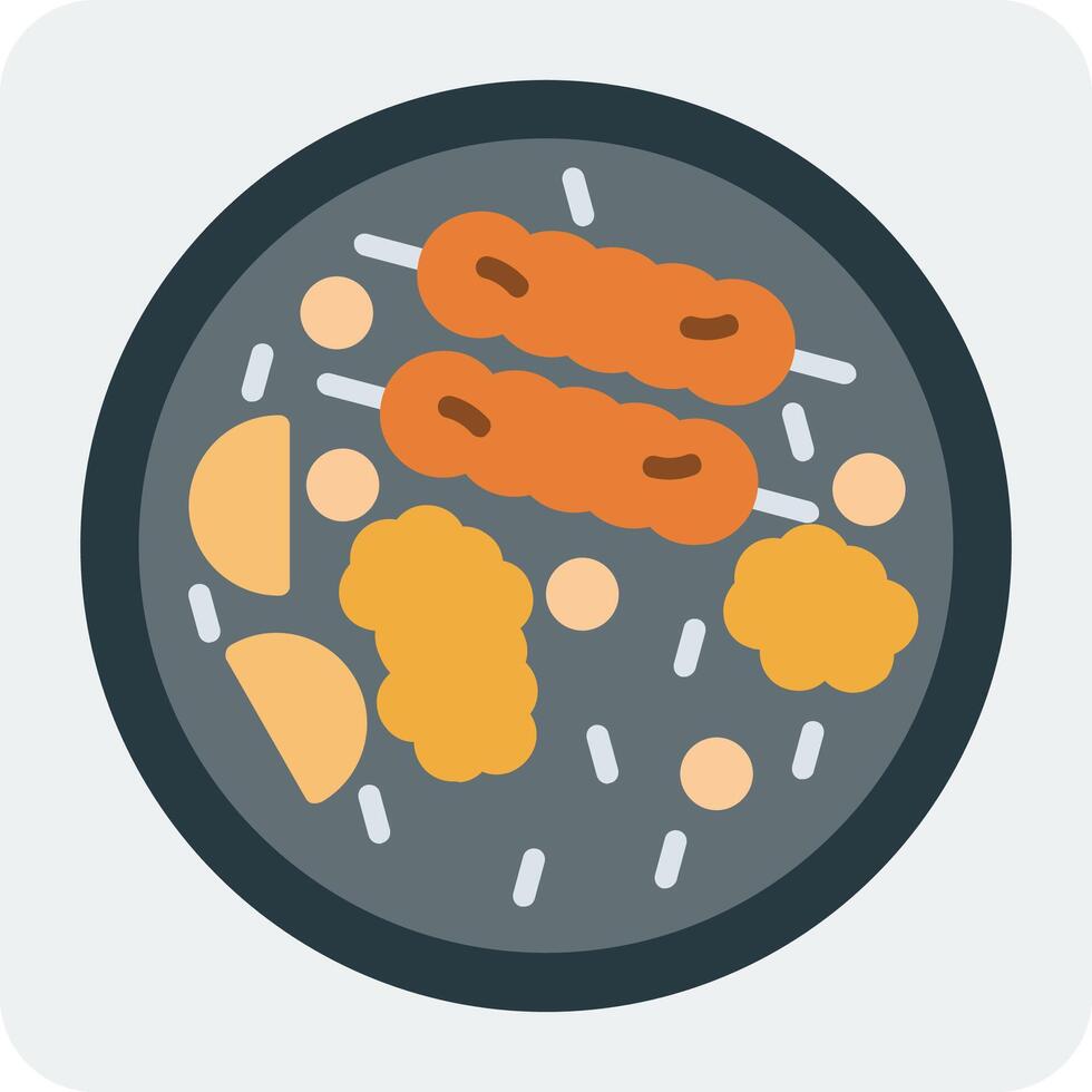 Kebab Vector Icon