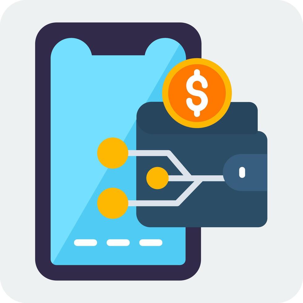 Digital Wallet Vector Icon