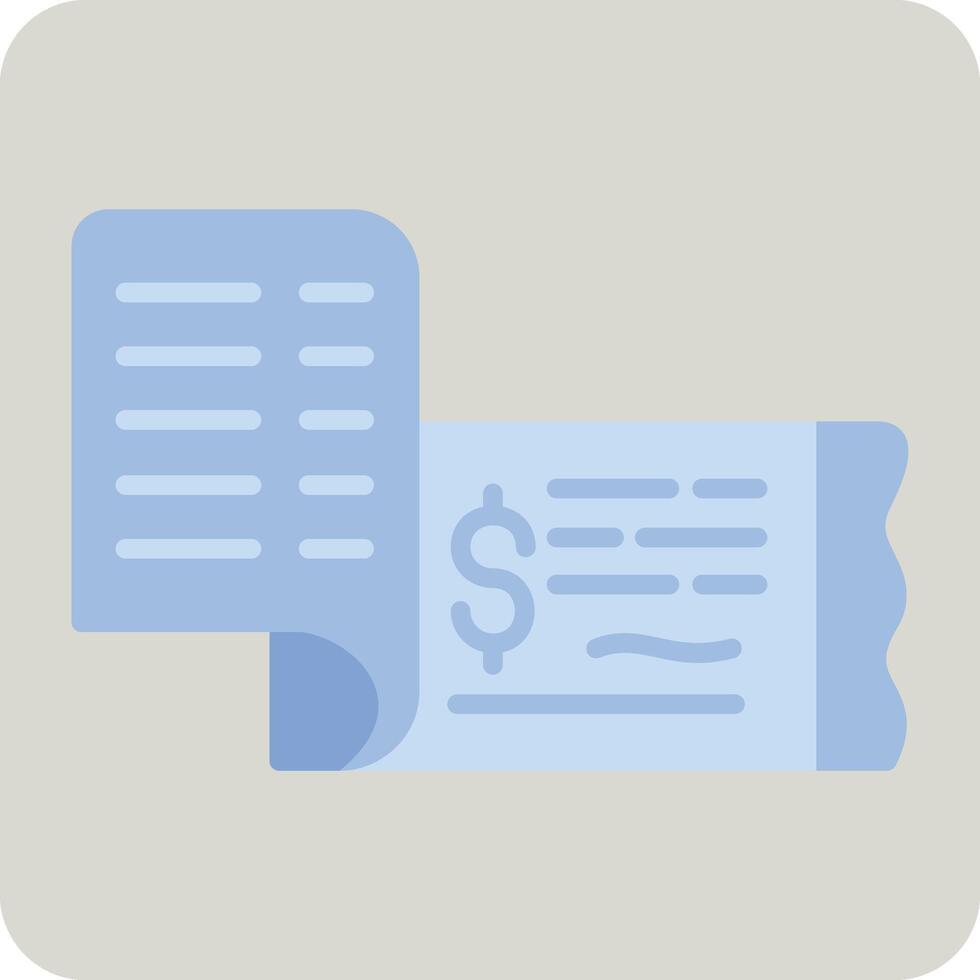 Cheque Vector Icon
