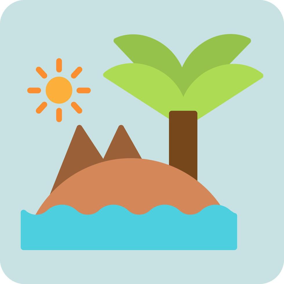 Island Vector Icon