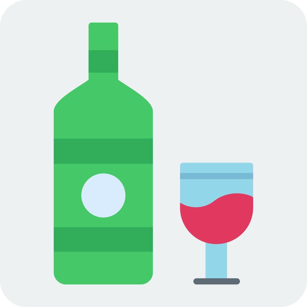 Alcoholic Drink Vector Icon