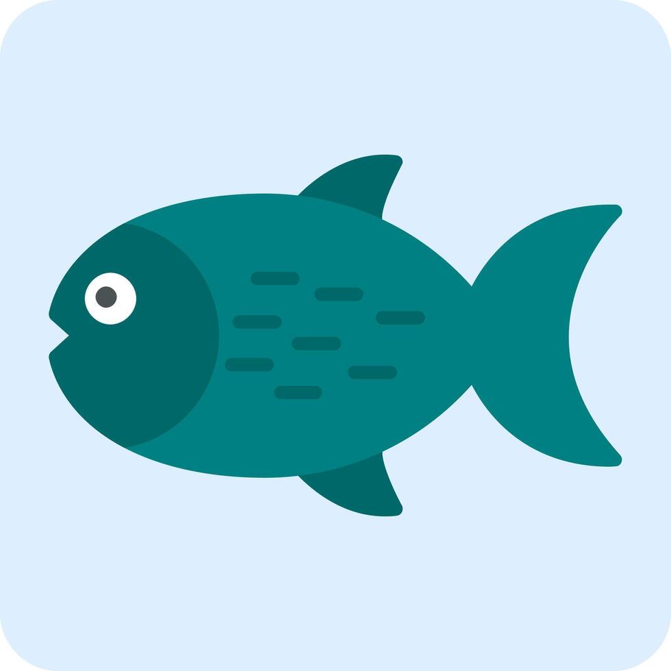 icono de vector de pescado