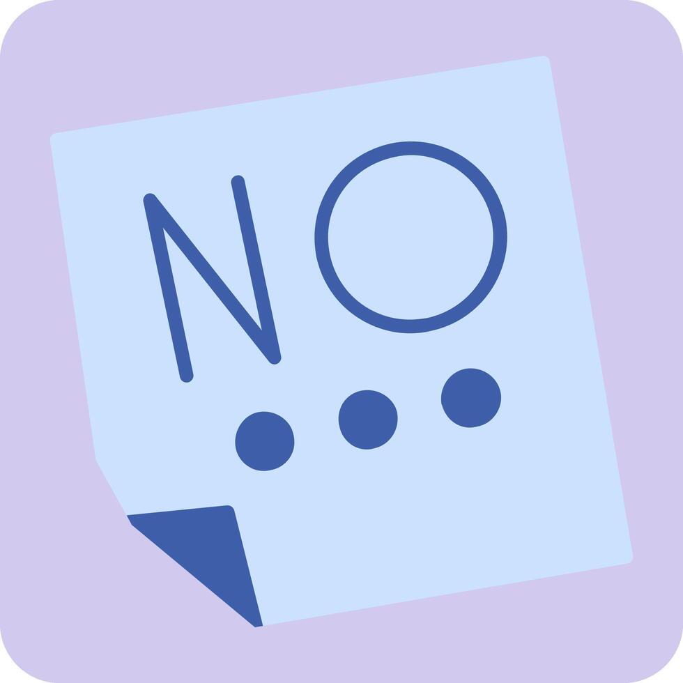 Say No Vector Icon