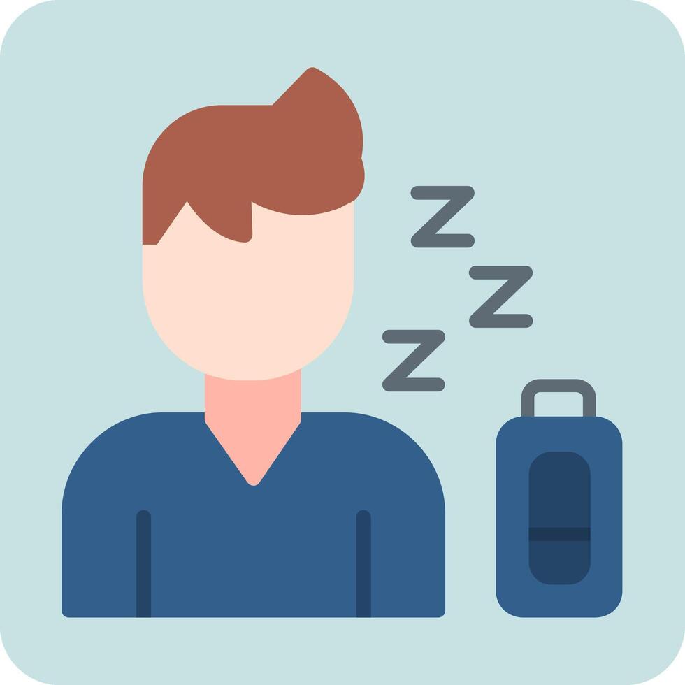 Tired Vector Icon