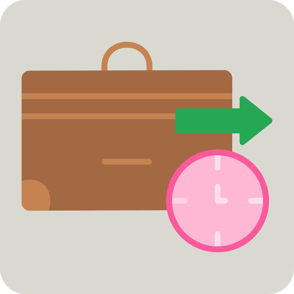 Business Trip Vector Icon