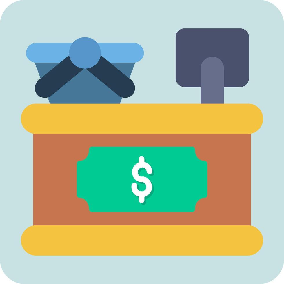 Cashier Vector Icon