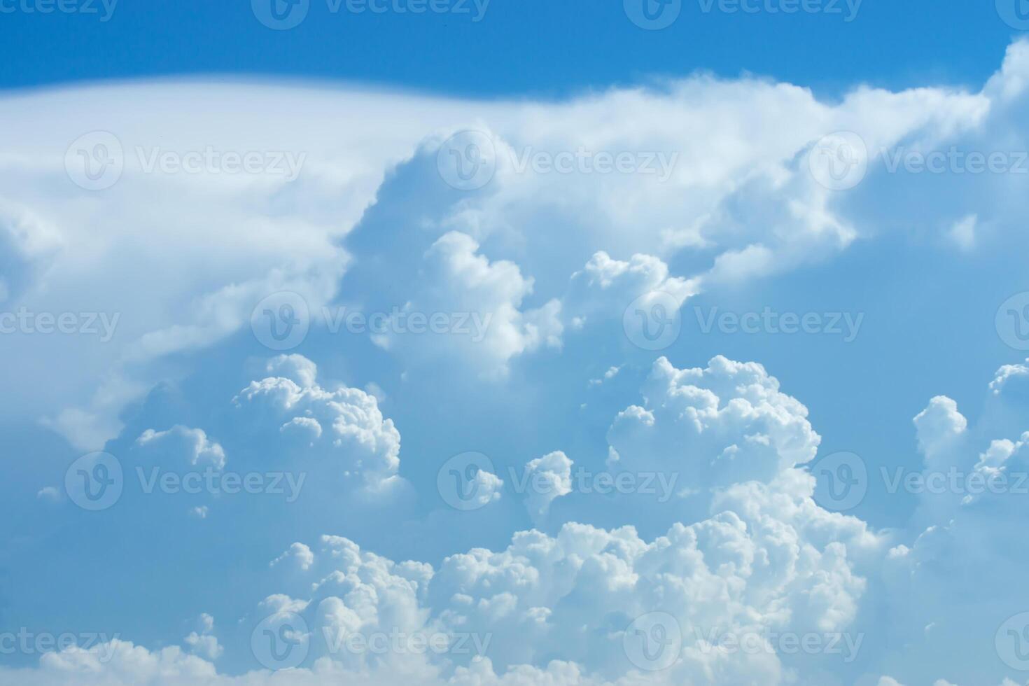 Heaven cloud with blue sky background. photo