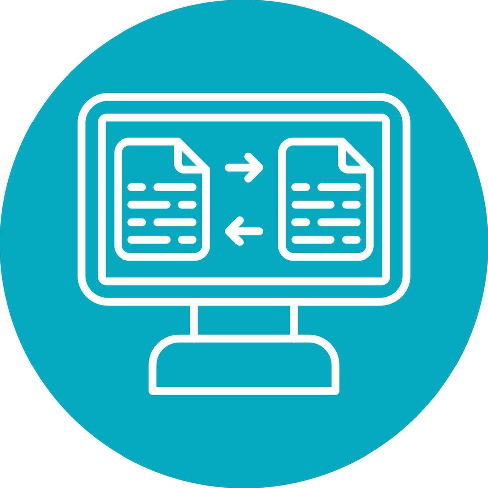 File Transfer Vector Icon
