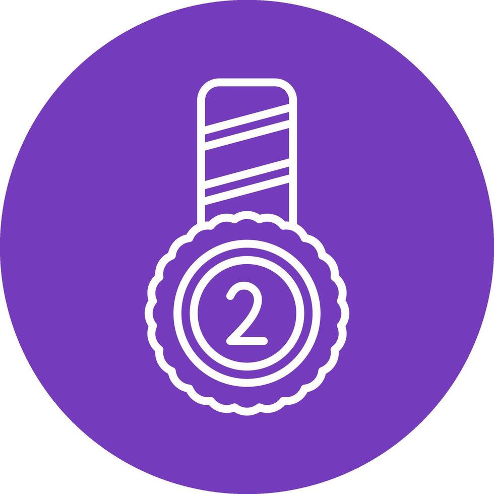 Second Place Vector Icon
