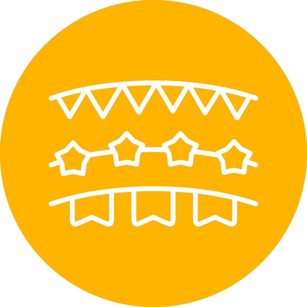 Bunting Vector Icon