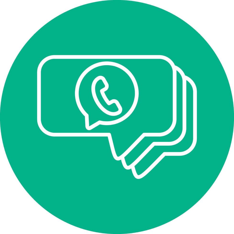 Watsapp Chat Vector Icon