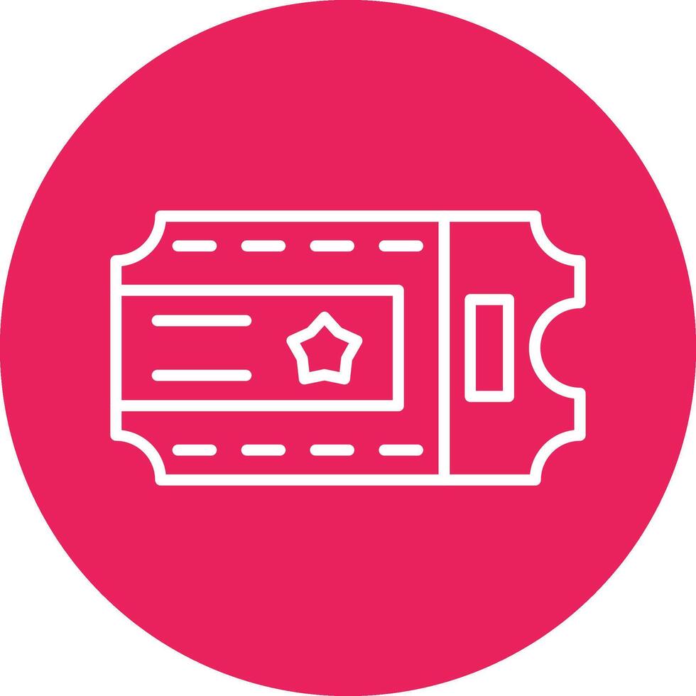 Ticket Vector Icon