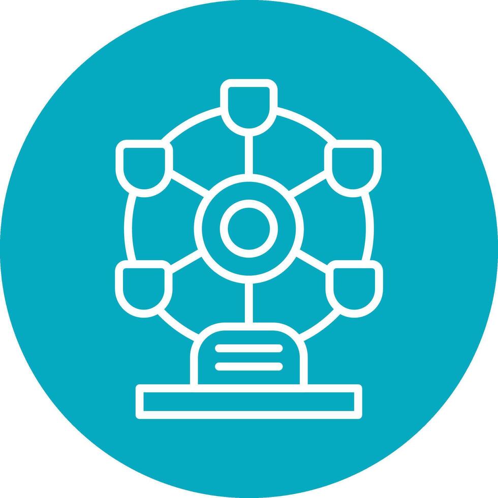Ferris Wheel Vector Icon