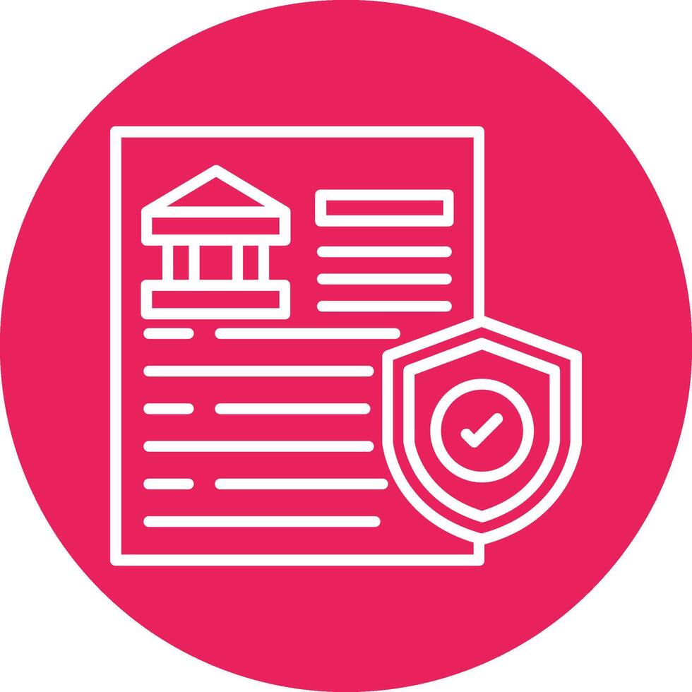 Home Insurance Vector Icon