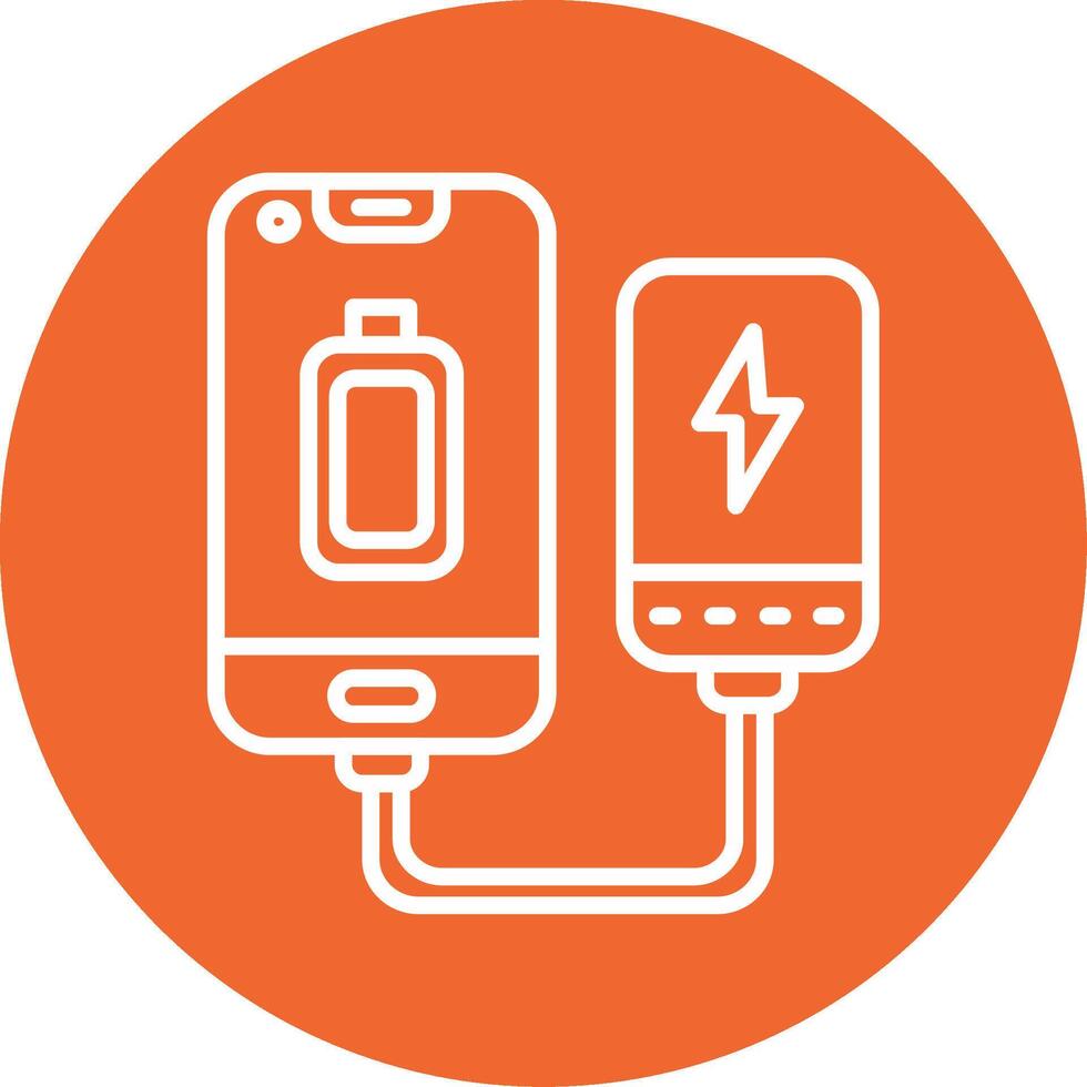 Portable Battery Vector Icon