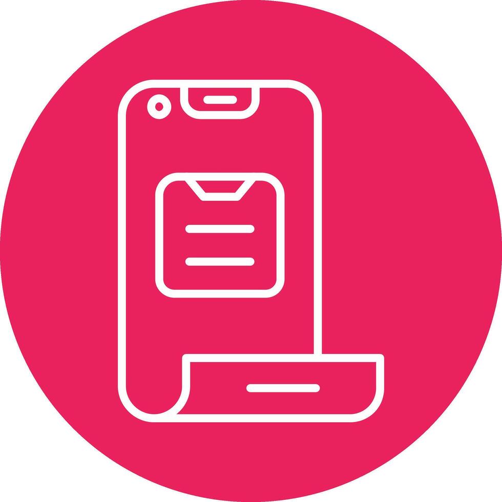 Folding Phone Vector Icon