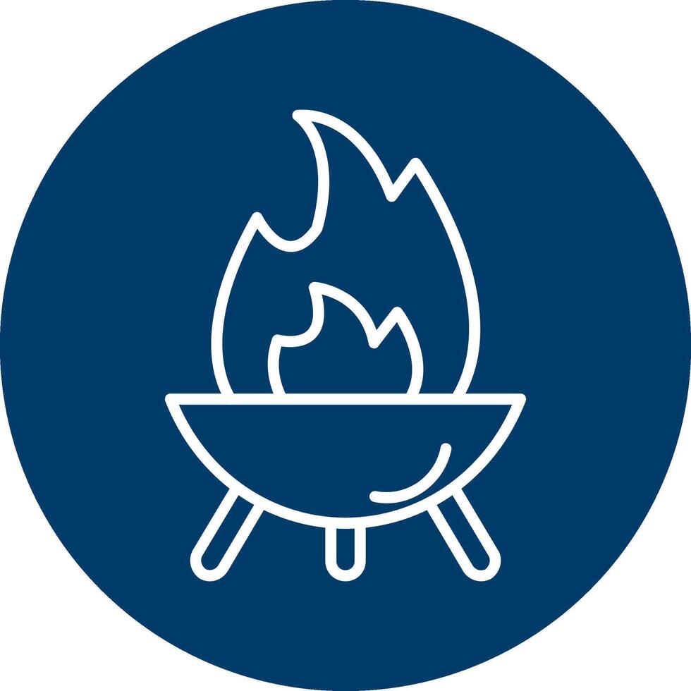 Firepit Vector Icon
