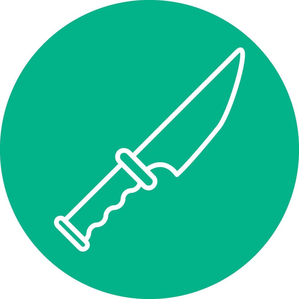 icono de vector de cuchillo