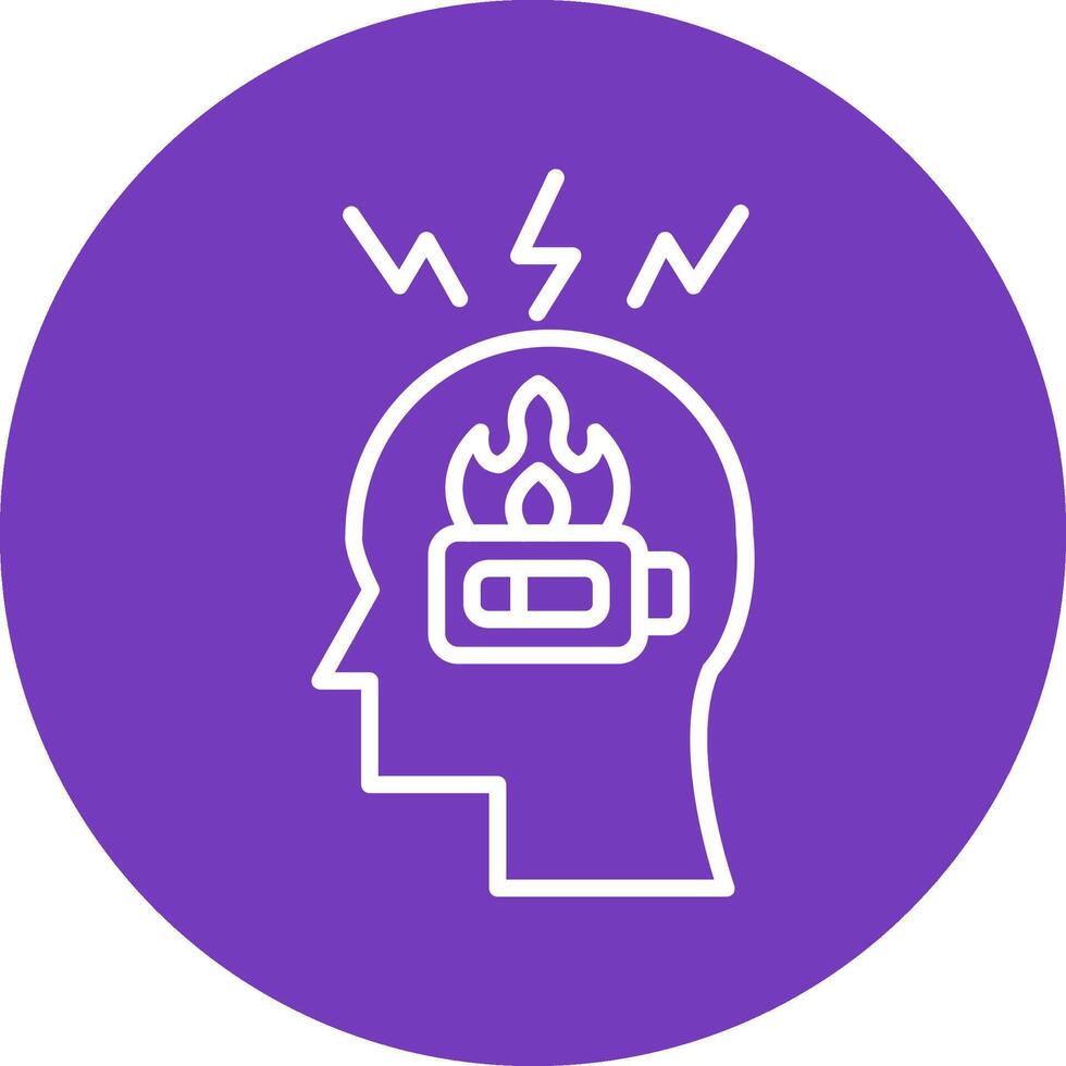 Burnout Vector Icon
