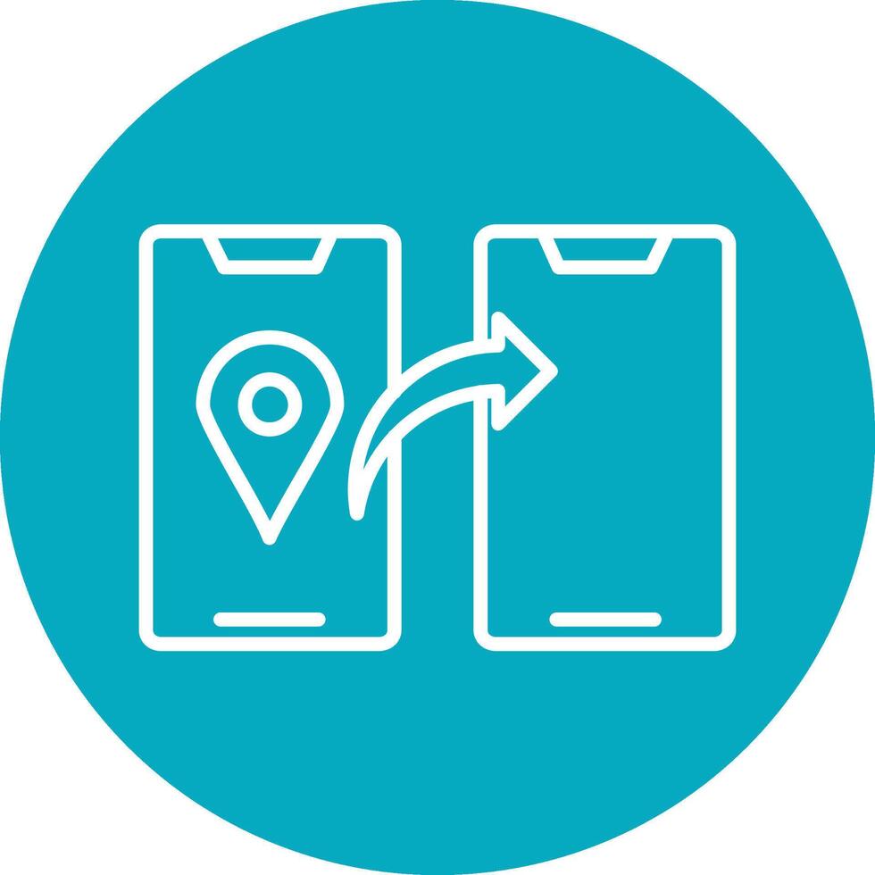 Share Location Vector Icon