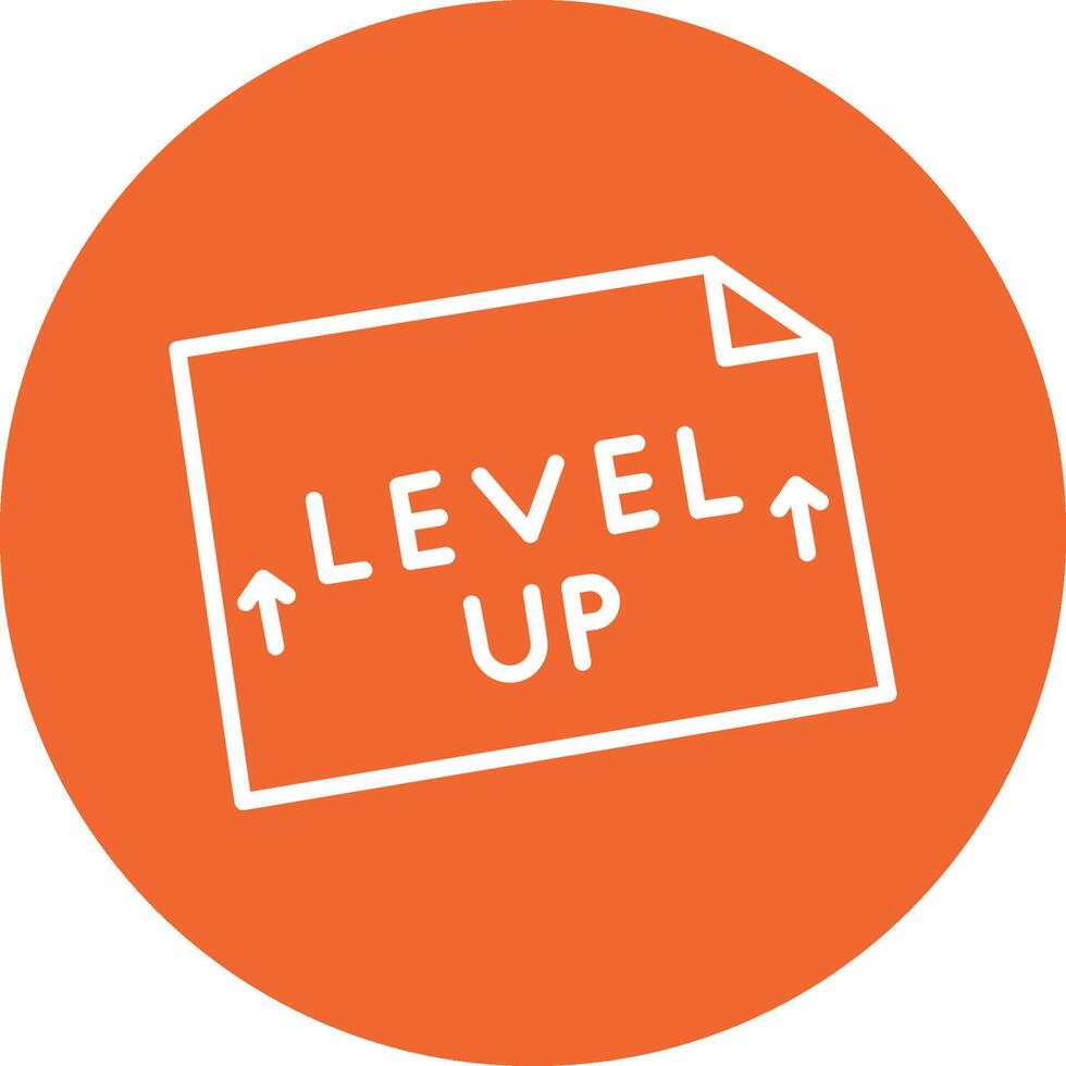 Level Up Vector Icon