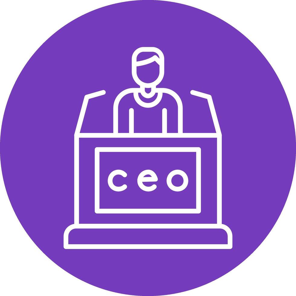 CEO vector icono