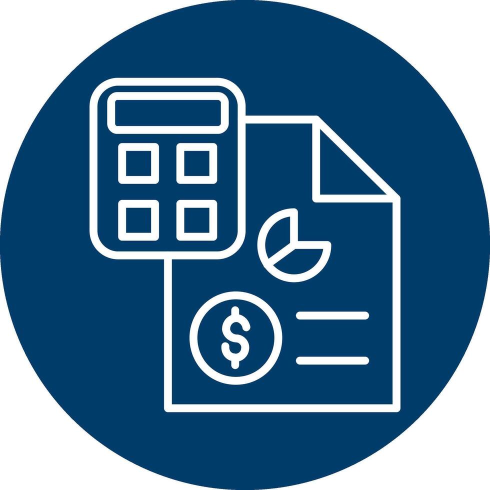 icono de vector de contabilidad