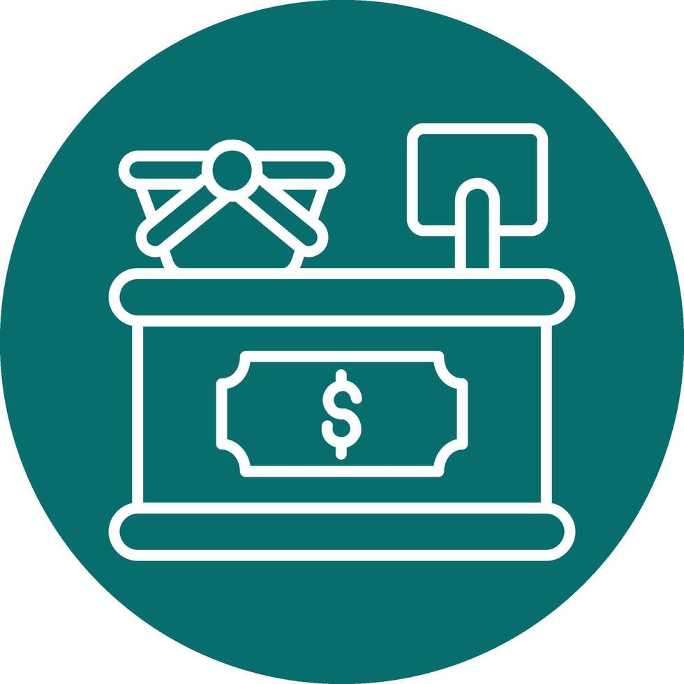 Cashier Vector Icon