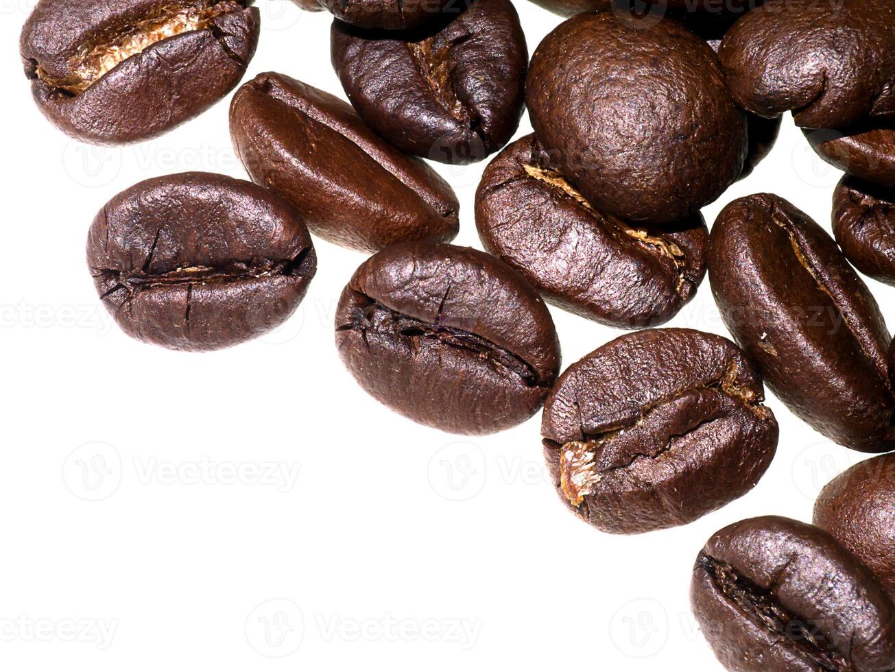 roasted coffee beans. photo