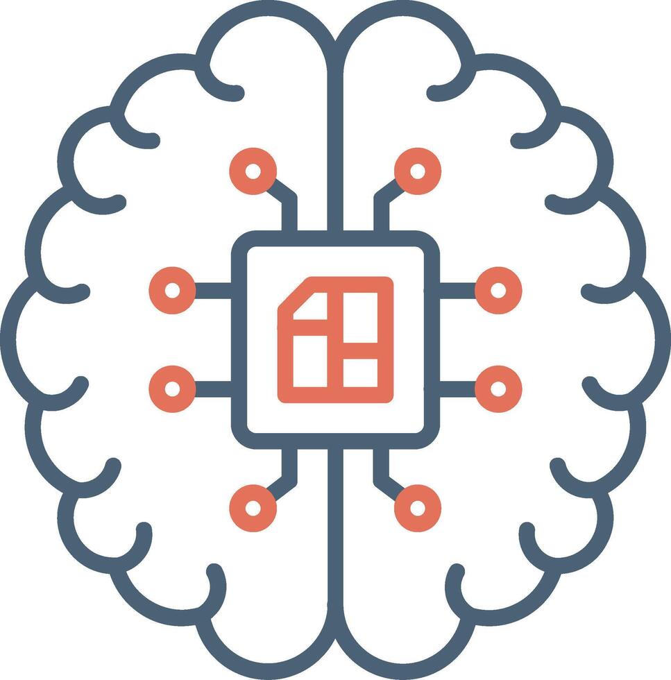 Artificial Intelligence Vector Icon