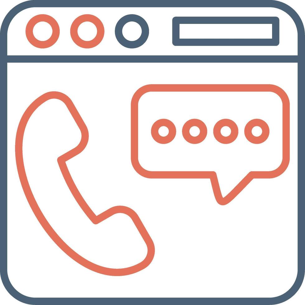 Phone Chat Vector Icon