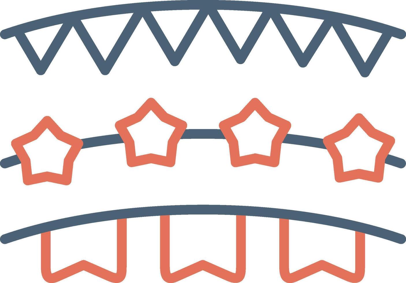 Bunting Vector Icon