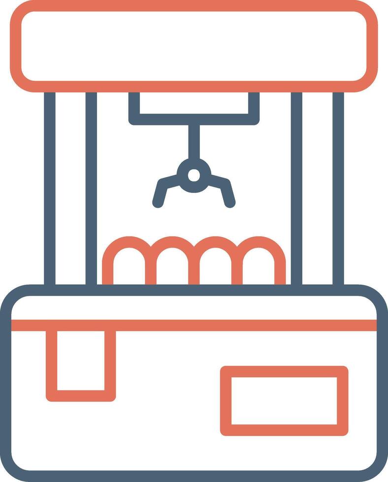 Claw Machine Vector Icon