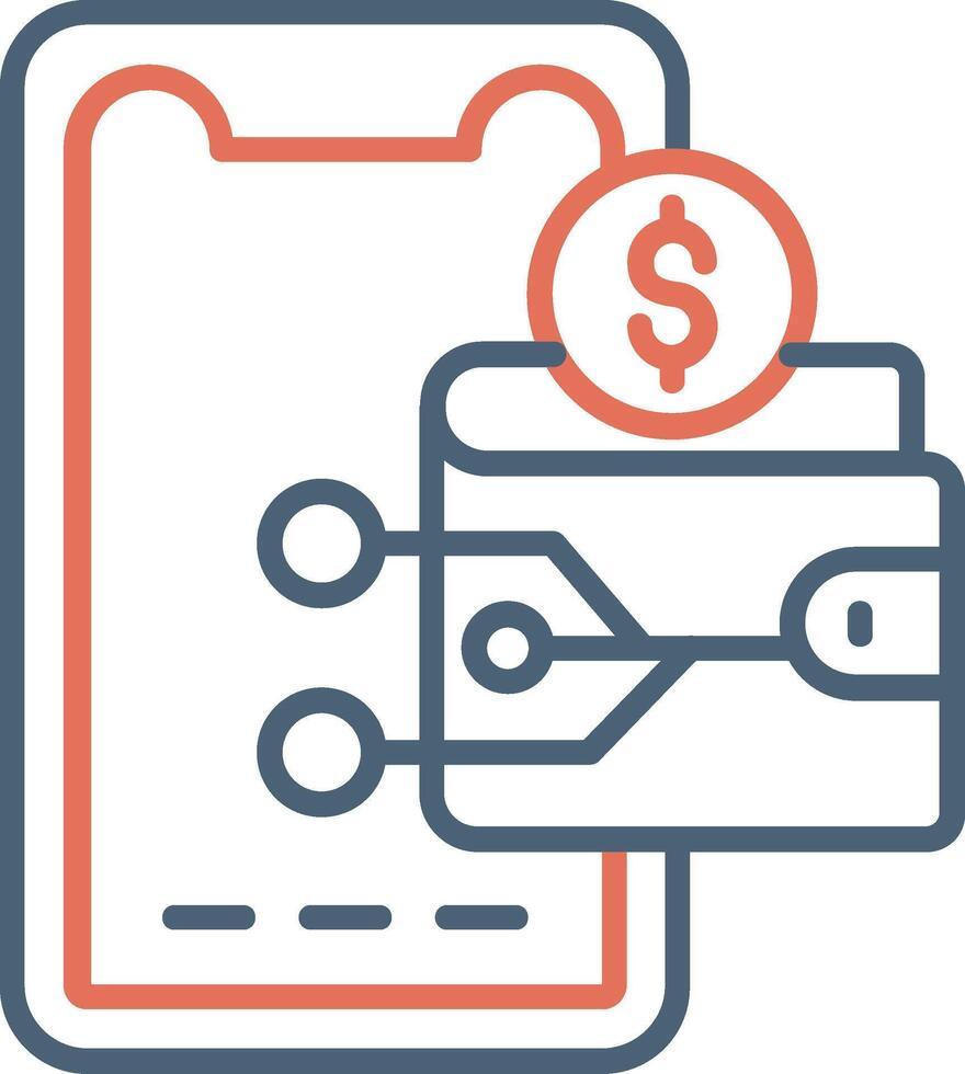 Digital Wallet Vector Icon