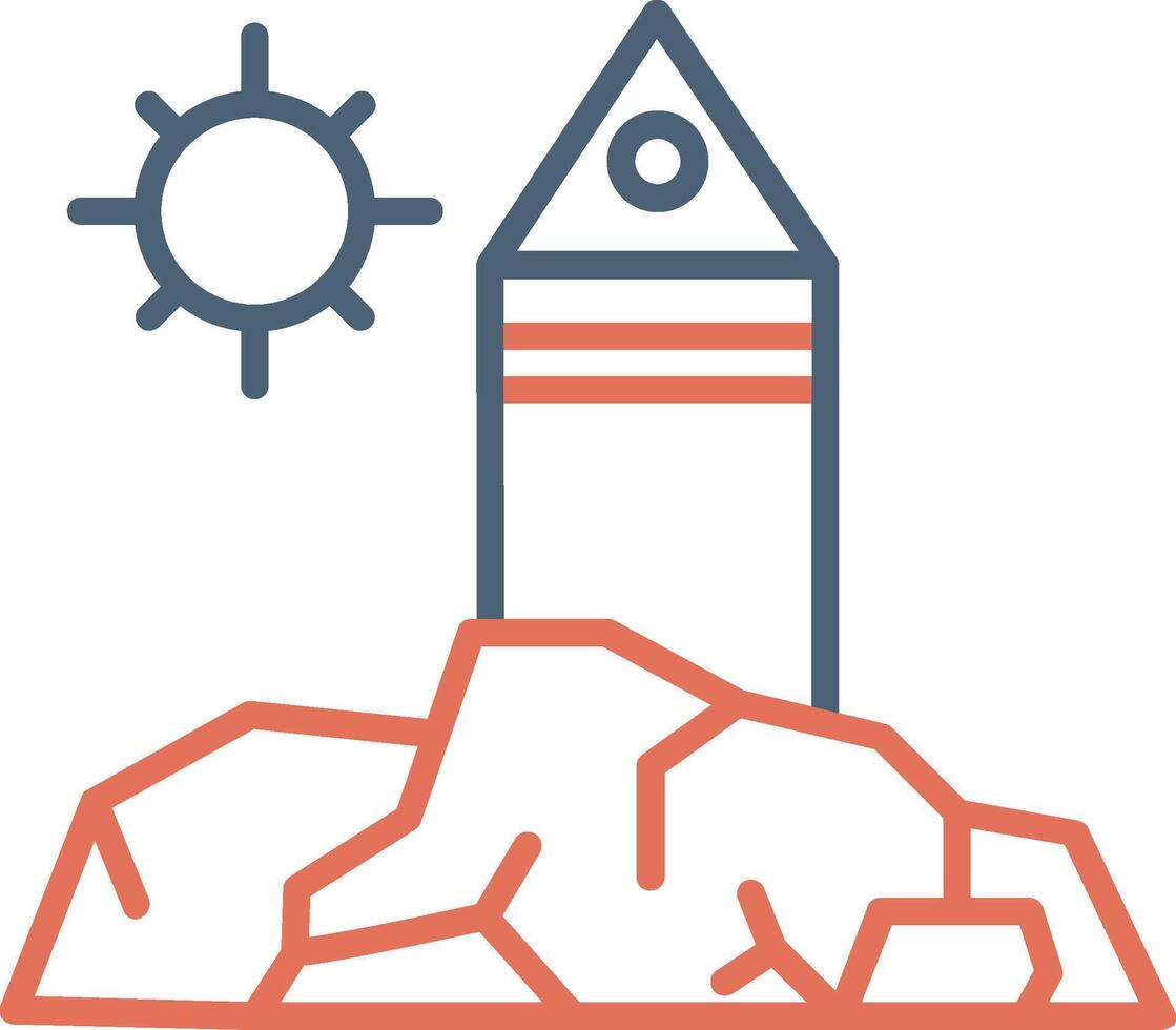 Mount Arafat Vector Icon