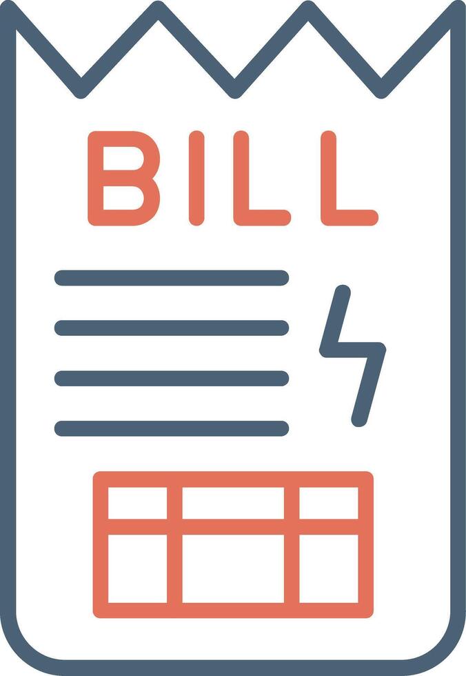 Bill Vector Icon