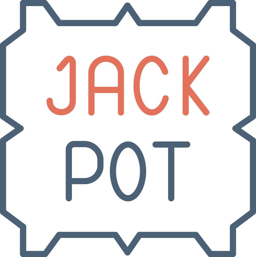 Jackpot Vector Icon