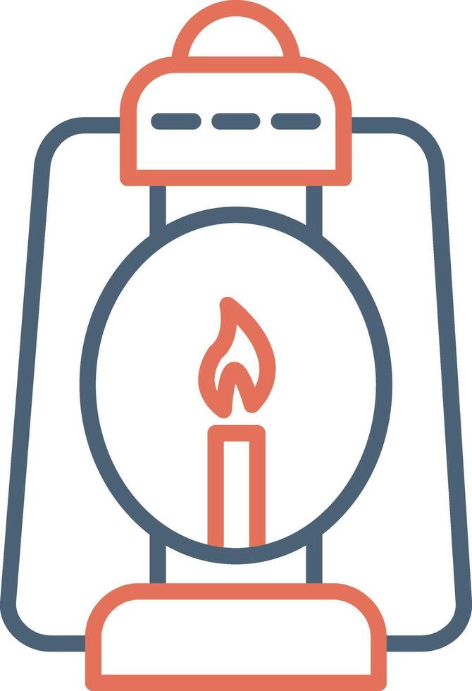 Oil Lamp Vector Icon