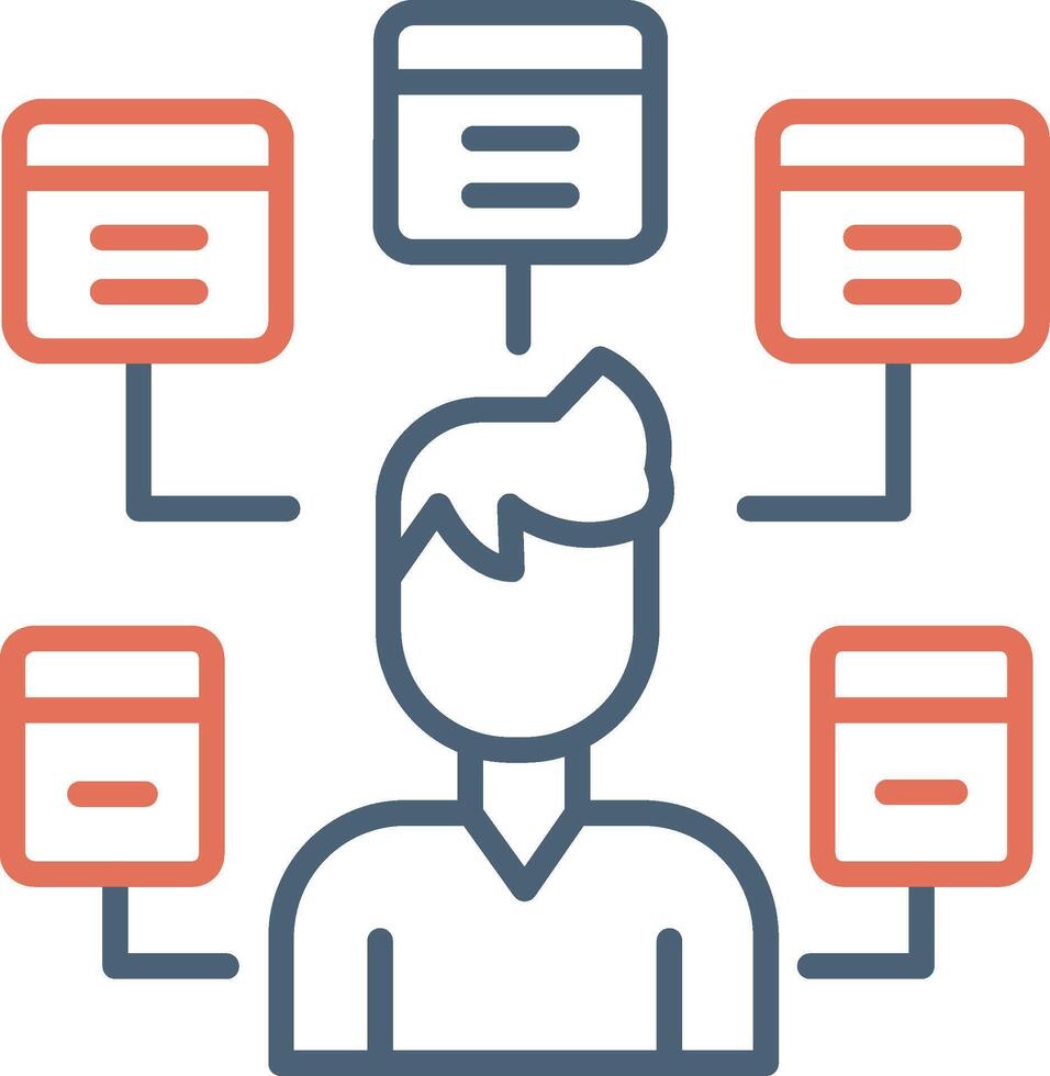 Multitasking Vector Icon