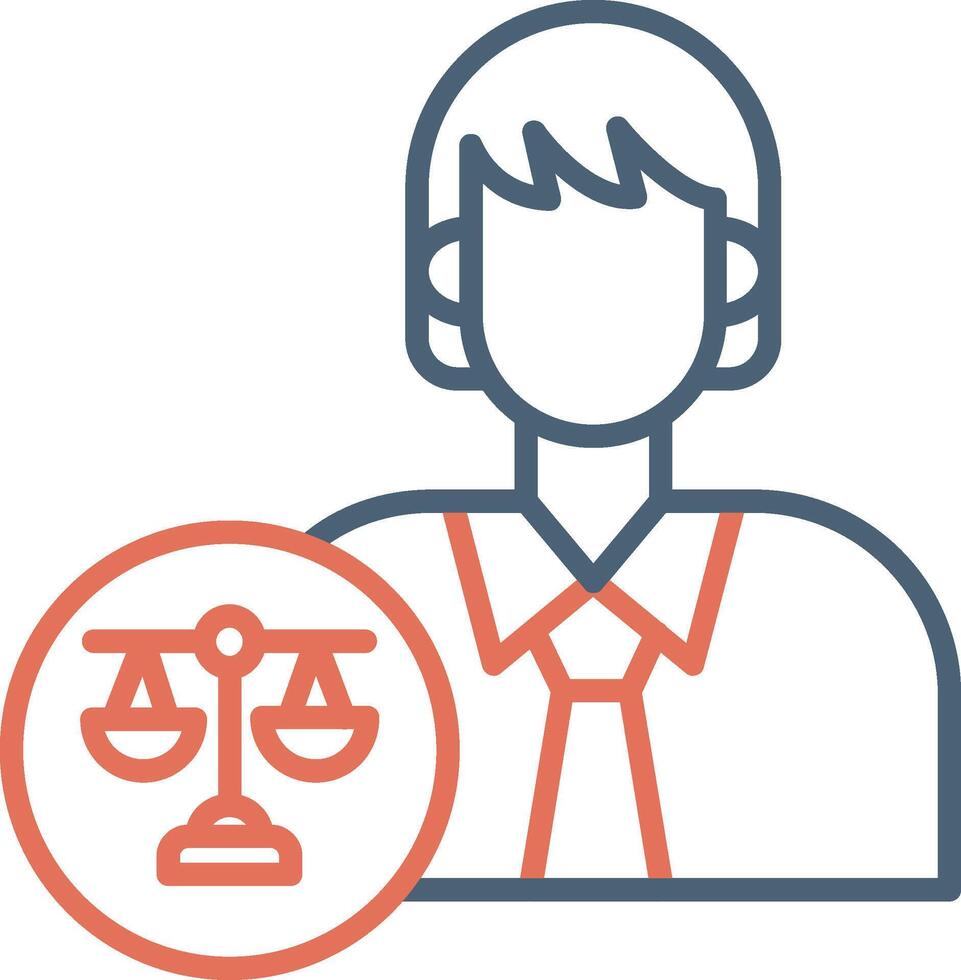 Lawyer Vector Icon