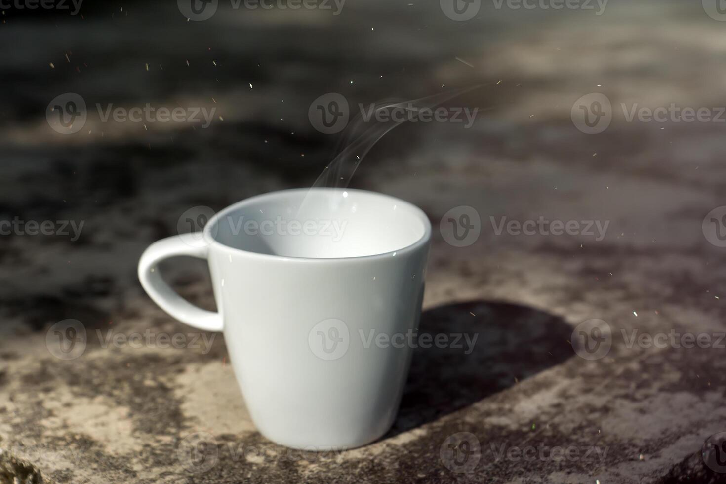 White coffee cup photo