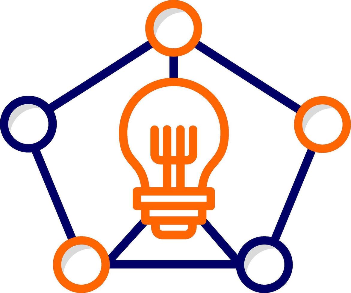 Mind Mapping Vector Icon