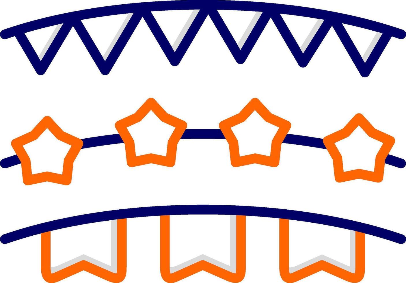 Bunting Vector Icon