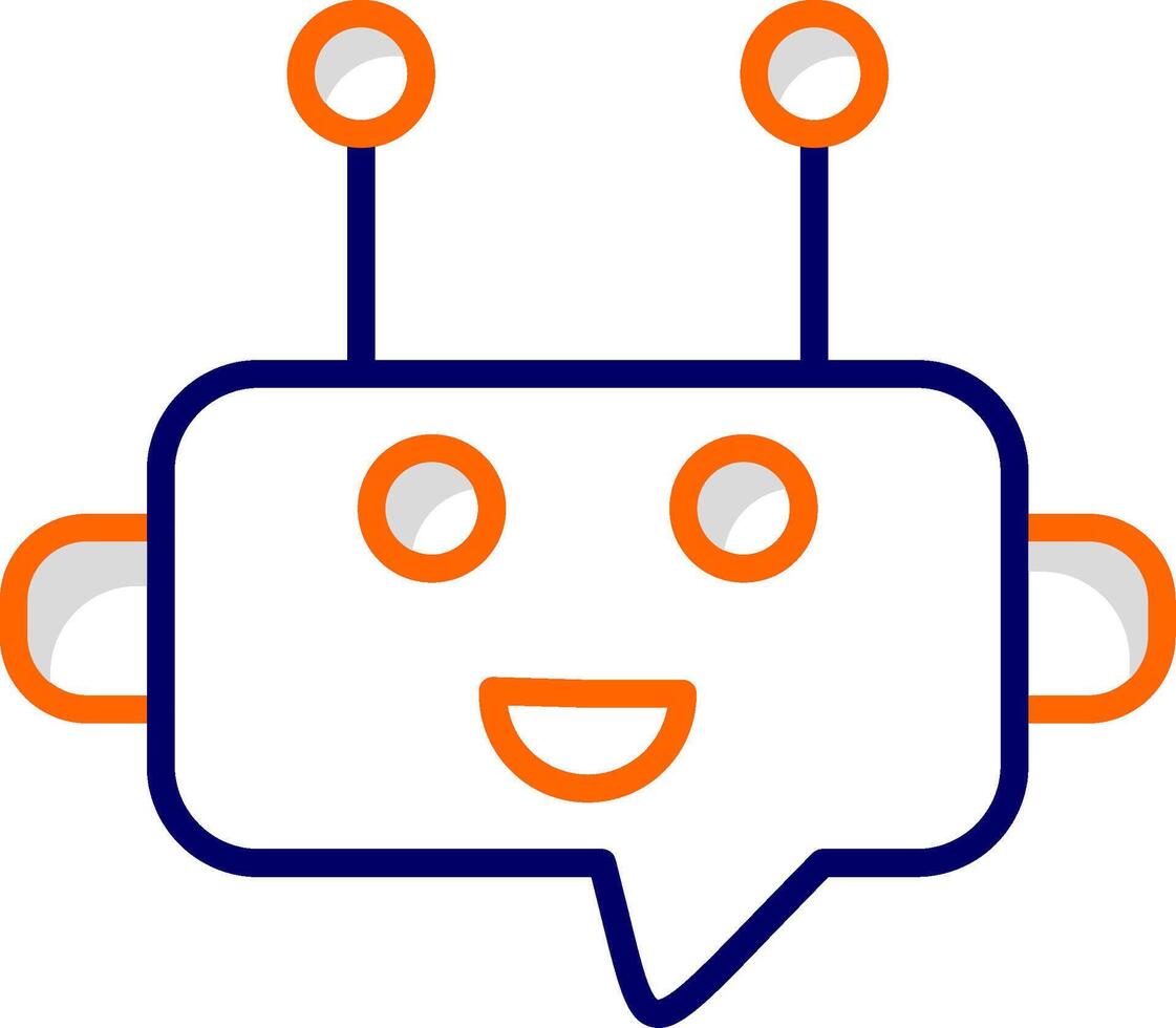 Robot Chat Vector Icon